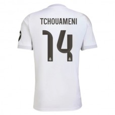 Fotbalové Dresy Real Madrid Tchouaméni 14 Domácí 2025-26