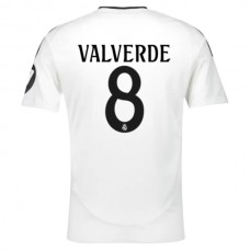 Fotbalové Dresy Real Madrid Valverde 8 Domácí 2024-25