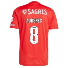 Fotbalové Dresy SL Benfica Aursnes 8 Domácí 2024-25