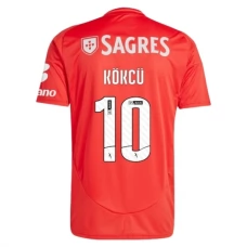 Fotbalové Dresy SL Benfica Kökcü 10 Domácí 2024-25