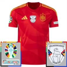 Fotbalové Dresy Španělsko Domácí Euro 2024 Patches