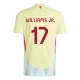 Fotbalové Dresy Španělsko Williams Jr. 17 Venkovní Euro 2024