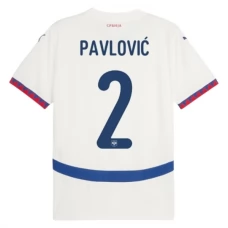 Fotbalové Dresy Srbsko Pavlović 2 Venkovní Euro 2024