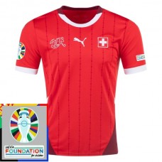 Fotbalové Dresy Švýcarsko Domácí Euro 2024 Patch