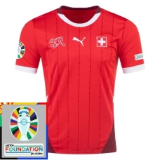 Fotbalové Dresy Švýcarsko Domácí Euro 2024 Patch