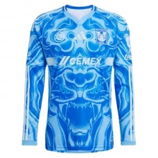 Fotbalové Dresy Tigres UANL Venkovní 2025-26 Dlouhý Rukáv