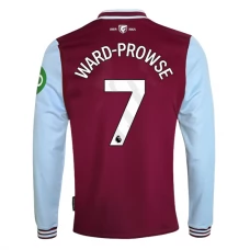 Fotbalové Dresy West Ham United Ward-Prowse 7 Domácí 2024-25 Dlouhý Rukáv