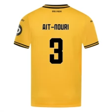 Fotbalové Dresy Wolverhampton Wanderers FC Ait-Nouri 3 Domácí 2024-25