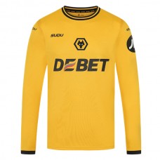 Fotbalové Dresy Wolverhampton Wanderers FC Domácí 2024-25 Dlouhý Rukáv
