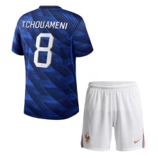 Francie Tchouameni 8 Dětský Domácí Dres Komplet MS 2026