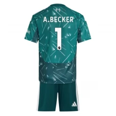 Liverpool A.Becker 1 Brankářský Dětský Domácí Dres Komplet 2026-27