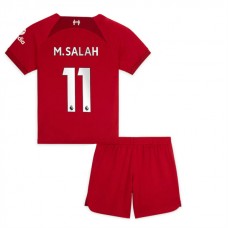 Liverpool Dětské Fotbalové Dresy Komplet 2022-23 M.Salah 11 Domácí