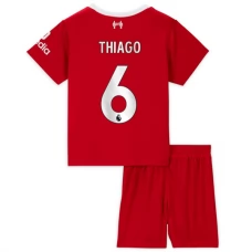 Liverpool Dětské Fotbalové Dresy Komplet 2023-24 Thiago 6 Domácí