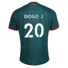 Liverpool Fotbalový Dres 2022-23 Diogo J. 20 Alternativní