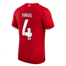 Liverpool Fotbalový Dres 2023-24 Virgil van Dijk 4 Domácí