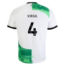Liverpool Fotbalový Dres 2023-24 Virgil van Dijk 4 Venkovní