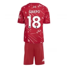 Liverpool Gakpo 18 Dětský Domácí Dres Komplet 2026-27
