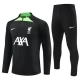 Liverpool Tréninkové Soupravy 2023-24 - 1-4 Zip Černá