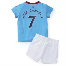 Manchester City Dětské Fotbalové Dresy Komplet 2022-23 Joao Cancelo 7 Domácí