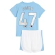 Manchester City Dětské Fotbalové Dresy Komplet 2023-24 Phil Foden 47 Domácí