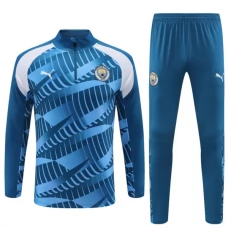 Manchester City Dětské Tréninkové Soupravy 2023-24 - 1-4 Zip Camouflage