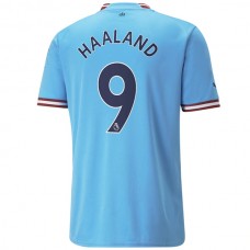 Manchester City Fotbalový Dres 2022-23 Erling Haaland 9 Domácí