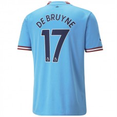 Manchester City Fotbalový Dres 2022-23 Kevin De Bruyne 17 Domácí