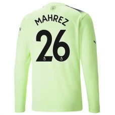 Manchester City Fotbalový Dres 2022-23 Riyad Mahrez 26 Alternativní Dlouhý Rukáv