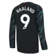 Manchester City Fotbalový Dres 2023-24 Erling Haaland 9 Alternativní Dlouhý Rukáv