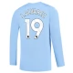 Manchester City Fotbalový Dres 2023-24 J. Alvarez 19 Domácí Dlouhý Rukáv