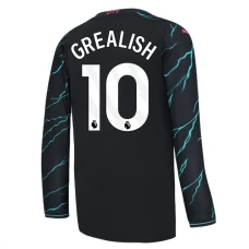 Manchester City Fotbalový Dres 2023-24 Jack Grealish 10 Alternativní Dlouhý Rukáv