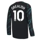 Manchester City Fotbalový Dres 2023-24 Jack Grealish 10 Alternativní Dlouhý Rukáv