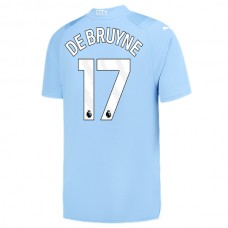 Manchester City Fotbalový Dres 2023-24 Kevin De Bruyne 17 Domácí