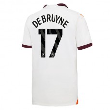 Manchester City Fotbalový Dres 2023-24 Kevin De Bruyne 17 Venkovní