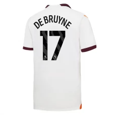 Manchester City Fotbalový Dres 2023-24 Kevin De Bruyne 17 Venkovní