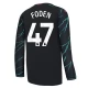 Manchester City Fotbalový Dres 2023-24 Phil Foden 47 Alternativní Dlouhý Rukáv