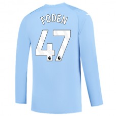 Manchester City Fotbalový Dres 2023-24 Phil Foden 47 Domácí Dlouhý Rukáv