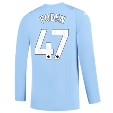 Manchester City Fotbalový Dres 2023-24 Phil Foden 47 Domácí Dlouhý Rukáv