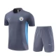 Manchester City Tréninkový Dres Soupravy 2024-25 - Shorts Šedá