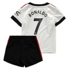 Manchester United Dětské Fotbalové Dresy Komplet 2022-23 Cristiano Ronaldo 7 Venkovní