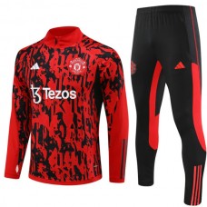 Manchester United Dětské Tréninkové Soupravy 2023-24 - 1-4 Zip Camouflage