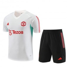 Manchester United Dětské Tréninkový Dres Soupravy 2023-24 - Shorts Bílá
