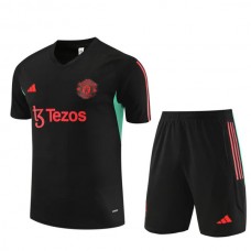 Manchester United Dětské Tréninkový Dres Soupravy 2023-24 - Shorts Černá