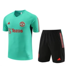 Manchester United Dětské Tréninkový Dres Soupravy 2023-24 - Shorts Zelená