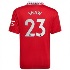Manchester United Fotbalový Dres 2022-23 Shaw 23 Domácí