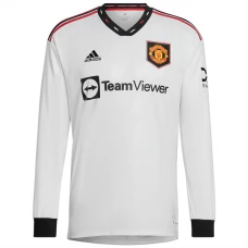 Manchester United Fotbalový Dres 2022-23 Venkovní Dlouhý Rukáv