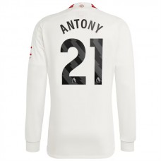 Manchester United Fotbalový Dres 2023-24 Antony 21 Alternativní Dlouhý Rukáv