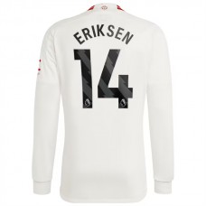 Manchester United Fotbalový Dres 2023-24 Christian Eriksen 14 Alternativní Dlouhý Rukáv