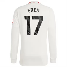 Manchester United Fotbalový Dres 2023-24 Fred 17 Alternativní Dlouhý Rukáv