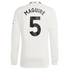 Manchester United Fotbalový Dres 2023-24 Maguire 5 Alternativní Dlouhý Rukáv